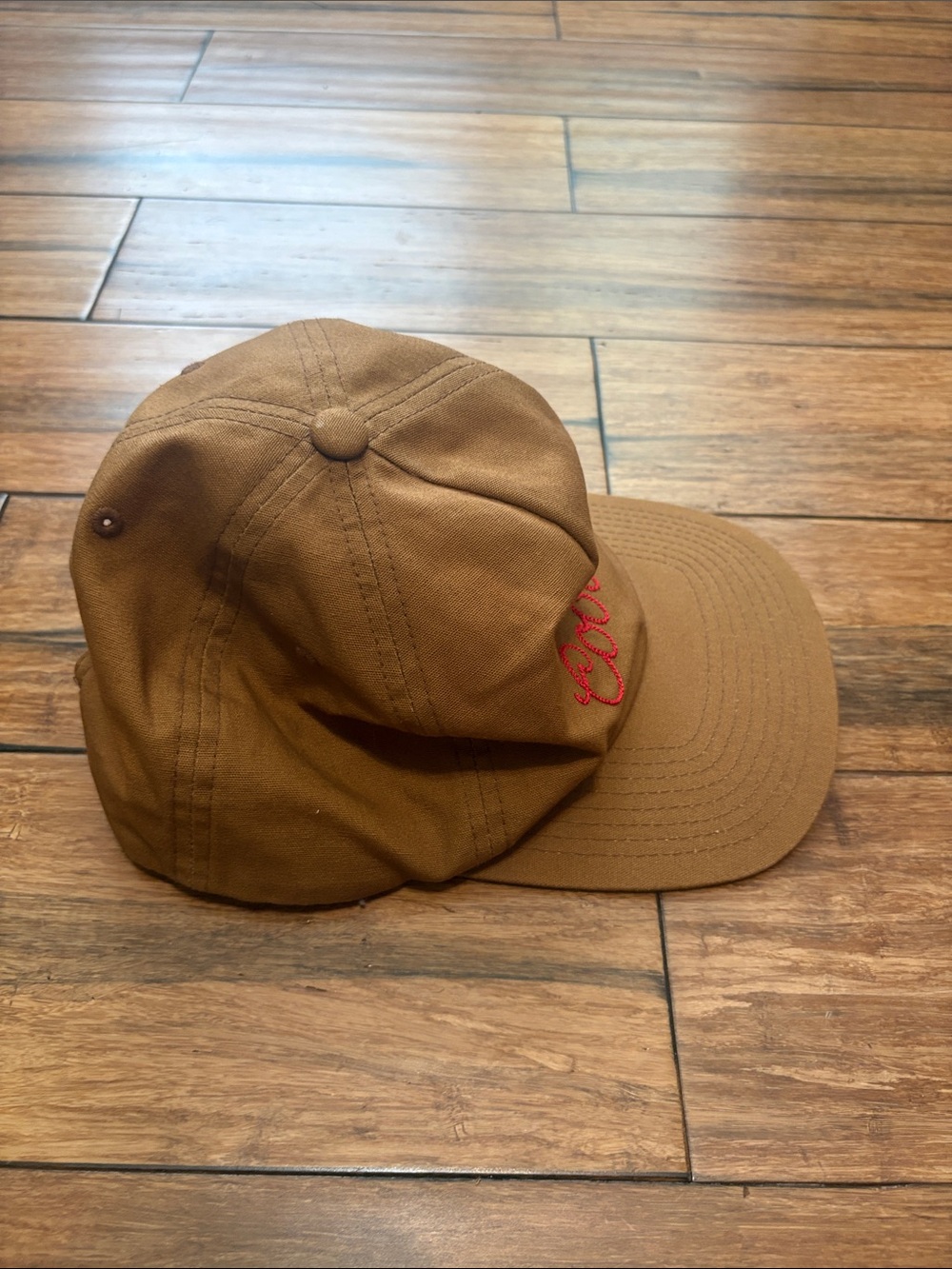 Brixton Coors Banquet Snapback Hat Brown Cap Beer - Picture 5 of 7